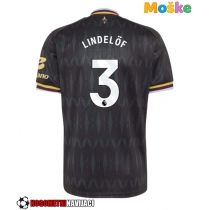 Moške Nogometnih dresov Aston Villa Victor Lindelof #3 Gostujoči 2026-27 Kratki rokavi